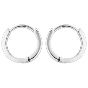 Preview: Creolen Pfote 925 Silber 34 Zirkonia Silberohrringe
