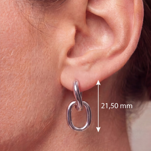 Preview: Creolen 925 Sterling Silber Silberohrringe