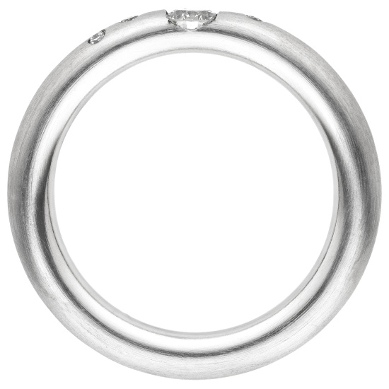 Damen Ring 950 Platin 4 Diamanten Brillanten 0,20ct. Platinring