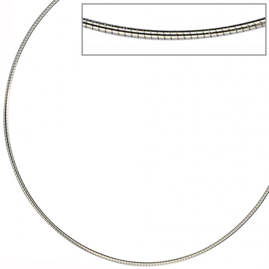 Halsreif Edelstahl 1,0 mm 42 cm Halskette Kette