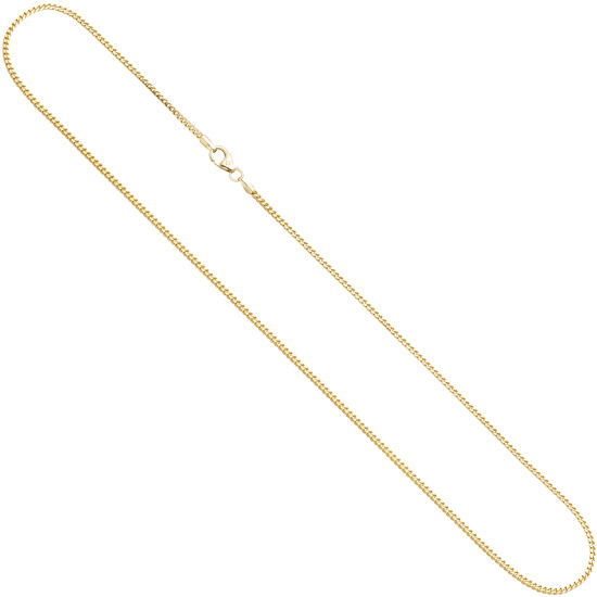 Bingokette 585 Gelbgold 1,5 mm 45 cm Gold Kette Halskette Goldkette Karabiner