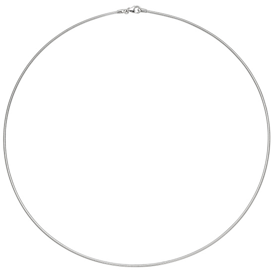 Halsreif 585 Weißgold 1,1 mm 50 cm Gold Kette Halskette Weißgoldhalsreif