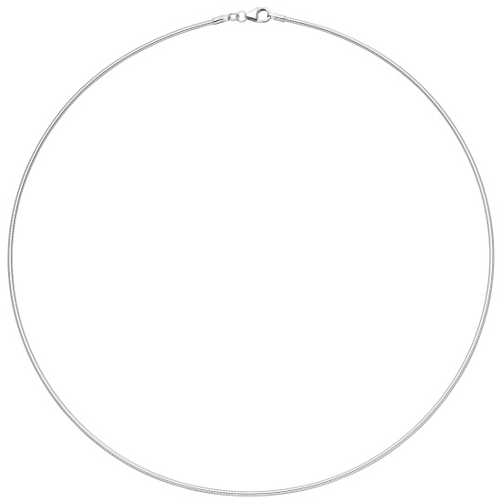 Halsreif 925 Sterling Silber 1,5 mm 45 cm Kette Halskette Silberhalsreif