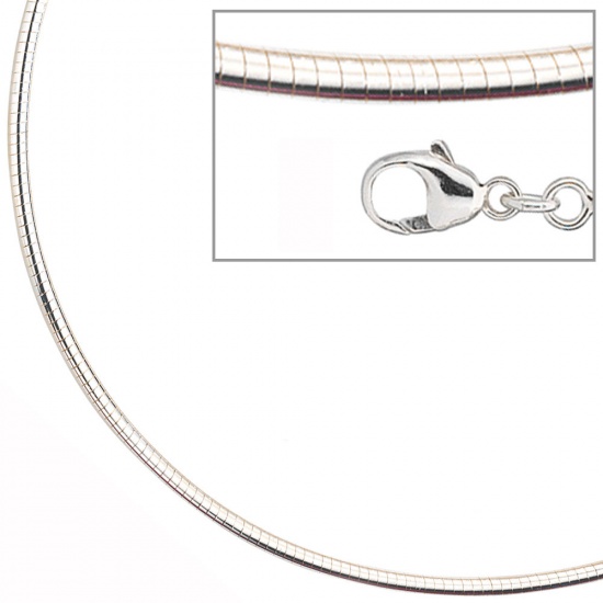 Halsreif 925 Sterling Silber 2,8 mm 45 cm Kette Halskette Silberhalsreif