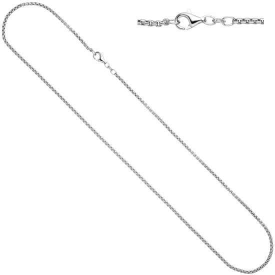 Venezianerkette 925 Sterling Silber 1,6 mm 42 cm Halskette Kette Karabiner