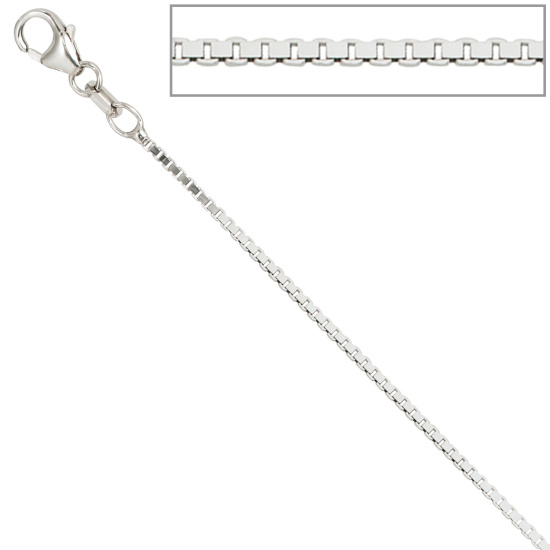 Venezianerkette 925 Silber 1,2 mm 45 cm Halskette Kette Silberkette Karabiner