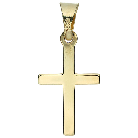 Anhänger Kreuz 333 Gold Gelbgold Kreuzanhänger Goldkreuz