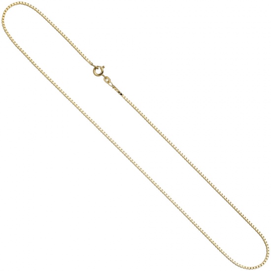 Venezianerkette 333 Gelbgold 1,0 mm 40 cm Gold Kette Halskette Goldkette
