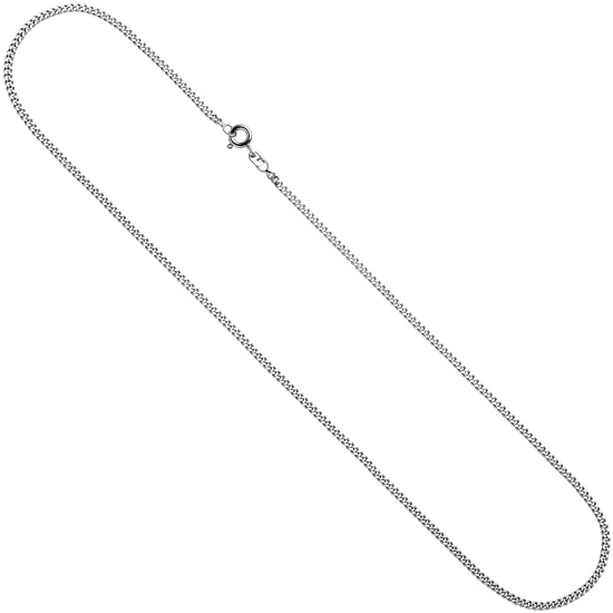 Panzerkette 925 Sterling Silber 1,7 mm 36 cm Halskette Kette Silberkette