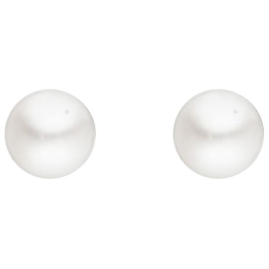 Ohrstecker 925 Sterling Silber 2 Süßwasser Perlen Ohrringe Perlenohrstecker