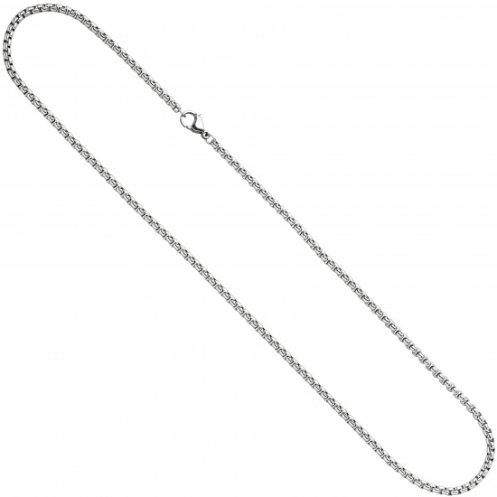 Venezianerkette Edelstahl 3 mm 60 cm Kette Halskette Karabiner
