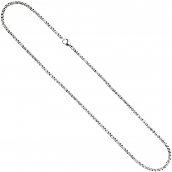 Venezianerkette Edelstahl 3 mm 60 cm Kette Halskette Karabiner