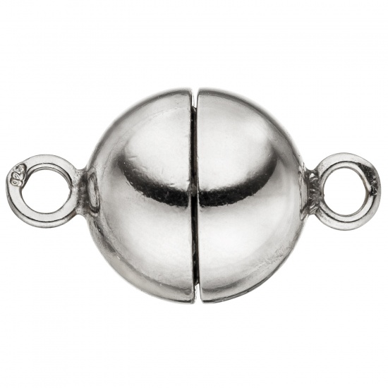 Magnet-Schließe aus 925 Sterling Silber Verschluss für Perlenketten