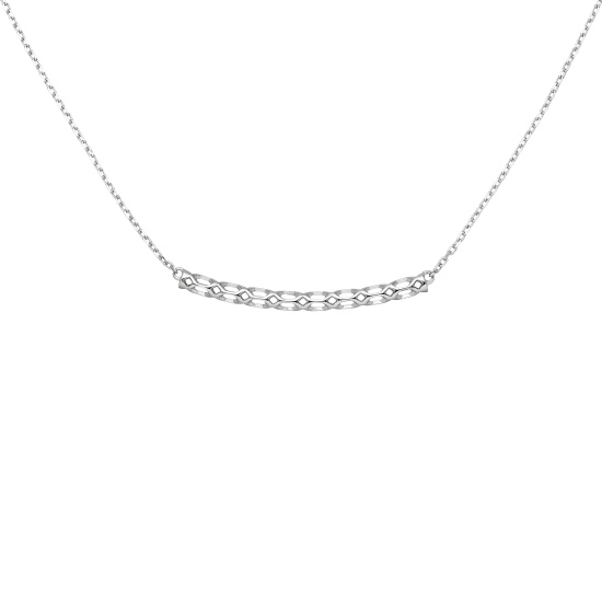 Collier Halskette 925 Sterling Silber 45 cm Kette Silberkette