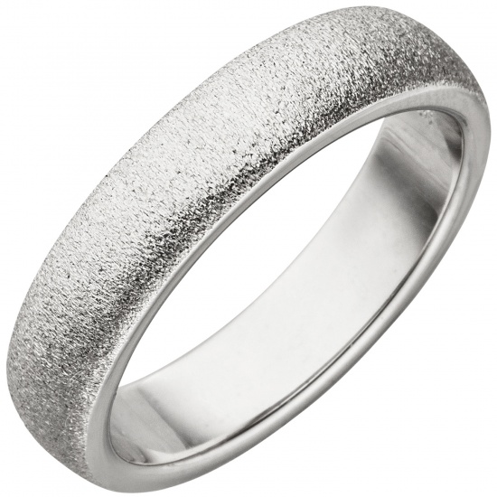 Damen Ring 925 Sterling Silber mit Struktur Silberring