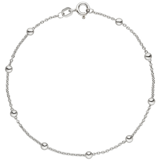 Armband mit kleinen Kugeln 925 Sterling Silber 18,5 cm