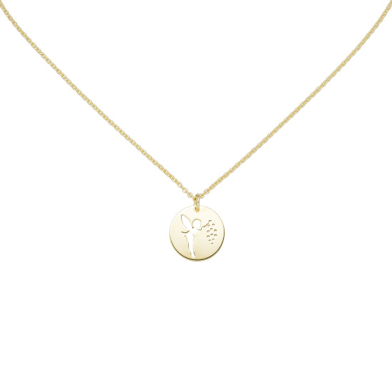 Collier Fee 925 Sterling Silber gold vergoldet 48 cm Silberkette Karabiner