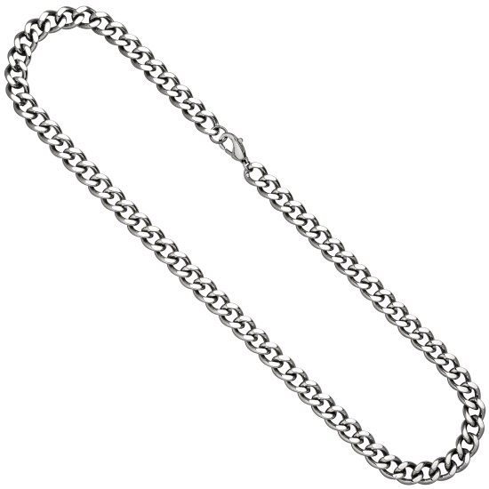 Panzerkette Edelstahl 55 cm Kette Halskette Karabiner