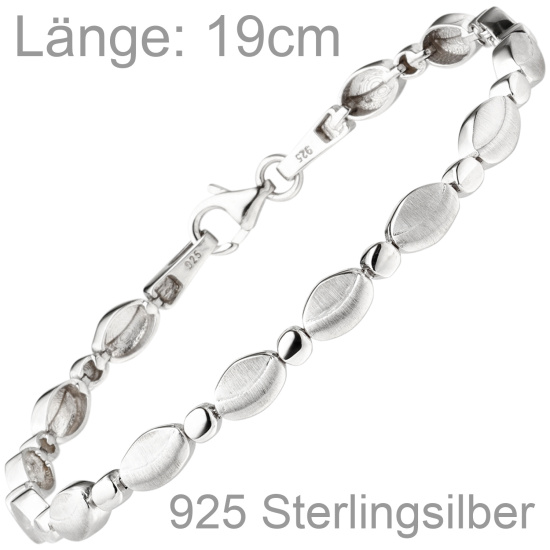 Armband 925 Sterling Silber 19 cm Silberarmband