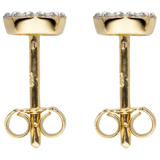 Ohrstecker 333 Gold Gelbgold 38 Zirkonia Ohrringe