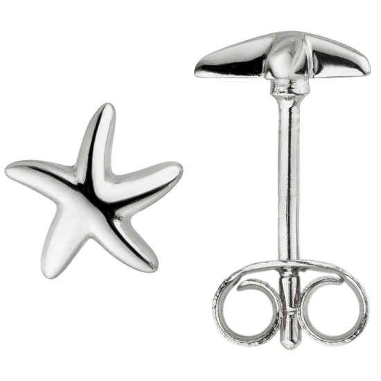 Ohrstecker Seestern 925 Sterling Silber