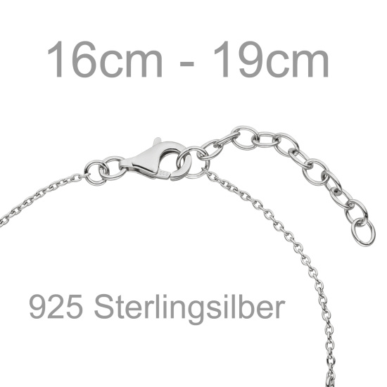 Armband 925 Sterling Silber 19 cm