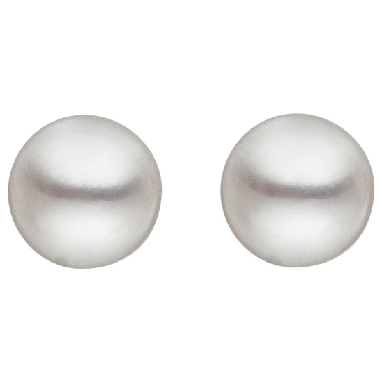 Ohrstecker 585 Gold Gelbgold 2 Süßwasser Perlen 4,5 mm