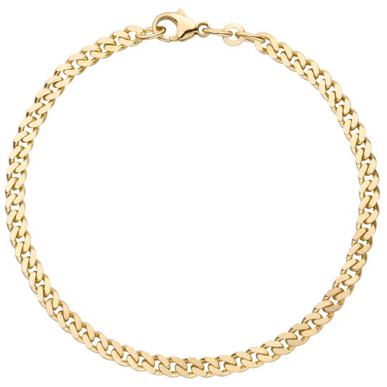 Panzerarmband 333 Gold Gelbgold 21 cm Armband Goldarmband