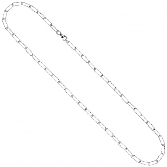 Halskette Kette 925 Sterling Silber diamantiert 45 cm