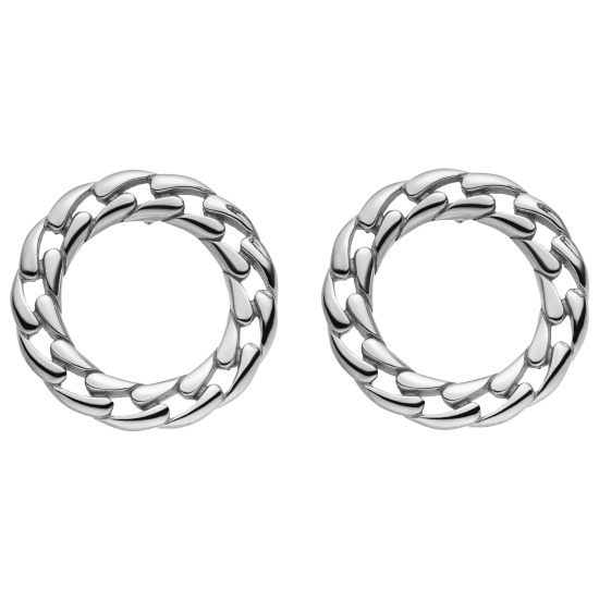 Ohrstecker Kreis aus Edelstahl 20 mm