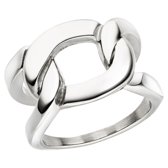 Damen Ring Edelstahl breit