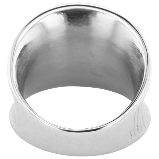 Damen Ring Edelstahl breit