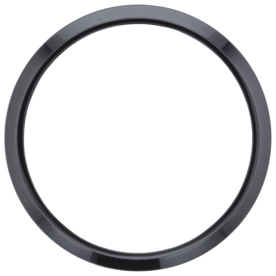 Herren Ring Edelstahl matt schwarz beschichtet
