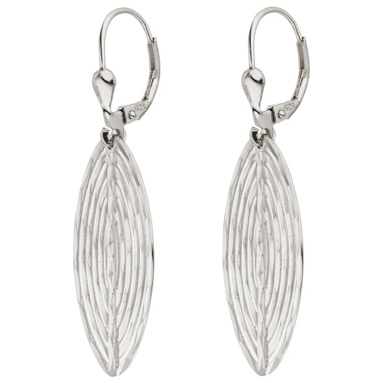 Ohrhänger 925 Sterling Silber diamantiert Ohrringe Boutons Silberohrringe