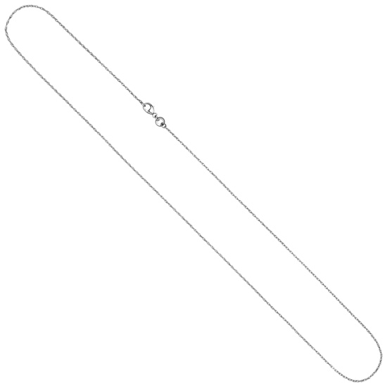 Zopfkette 950 Platin 1,0 mm 45 cm Kette Halskette Karabiner