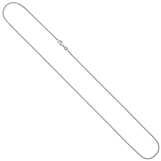 Doppel-Ankerkette 950 Platin 0,9 mm 45 cm Karabiner