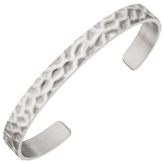 Armspange / offener Armreif 925 Sterling Silber mattiert