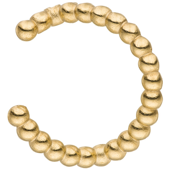 Einzel-Ohrklemme Earcuff 375 Gold Gelbgold