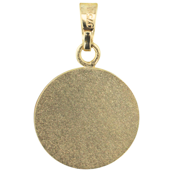 Anhänger 375 Gold Gelbgold 1 Opal