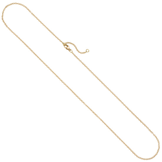 Weit-Ankerkette 750 Gold Gelbgold 1,5 mm 45 cm Kette Halskette Goldkette
