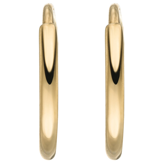 Creolen 750 Gold Gelbgold Ohrringe