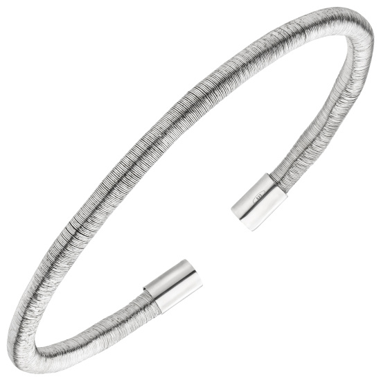 Armspange / offener Armreif 925 Sterling Silber 17 cm Armband Silberarmband