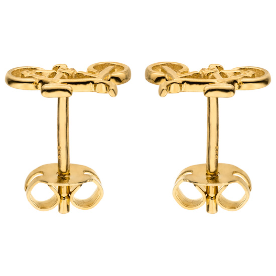 Ohrstecker Fahrrad 333 Gold Gelbgold Ohrringe Goldohrringe