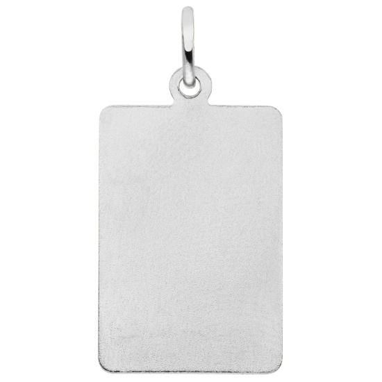Anhänger Sternzeichen Jungfrau eckig 925 Sterling Silber matt