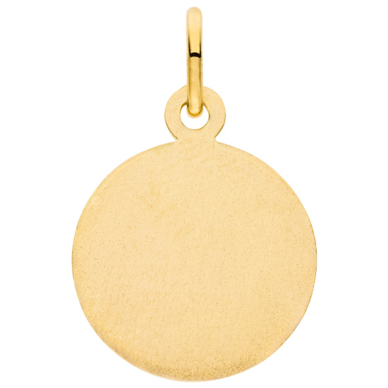 Anhänger Sternzeichen Krebs rund 333 Gold Gelbgold matt