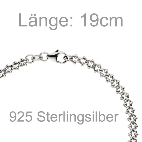 Armband 925 Sterling Silber 19 cm