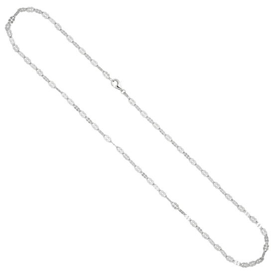 Halskette Kette 925 Sterling Silber 45 cm Silberkette Karabiner