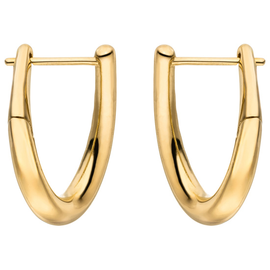 Creolen 333 Gold Gelbgold Ohrringe Goldcreolen Goldohrringe