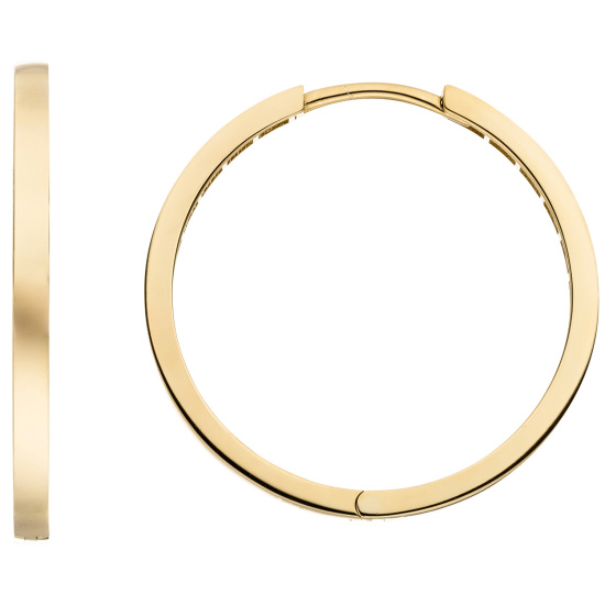 Creolen 333 Gold Gelbgold Ohrringe Goldcreolen Goldohrringe