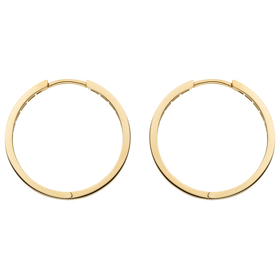 Creolen 333 Gold Gelbgold Ohrringe Goldcreolen Goldohrringe